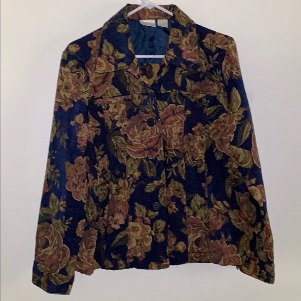 Button up Rose Jacket